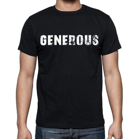 Generous Mens Short Sleeve Round Neck T-Shirt - Casual
