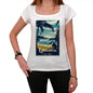 Guaeca Pura Vida Beach Name White Womens Short Sleeve Round Neck T-Shirt 00297 - White / Xs - Casual