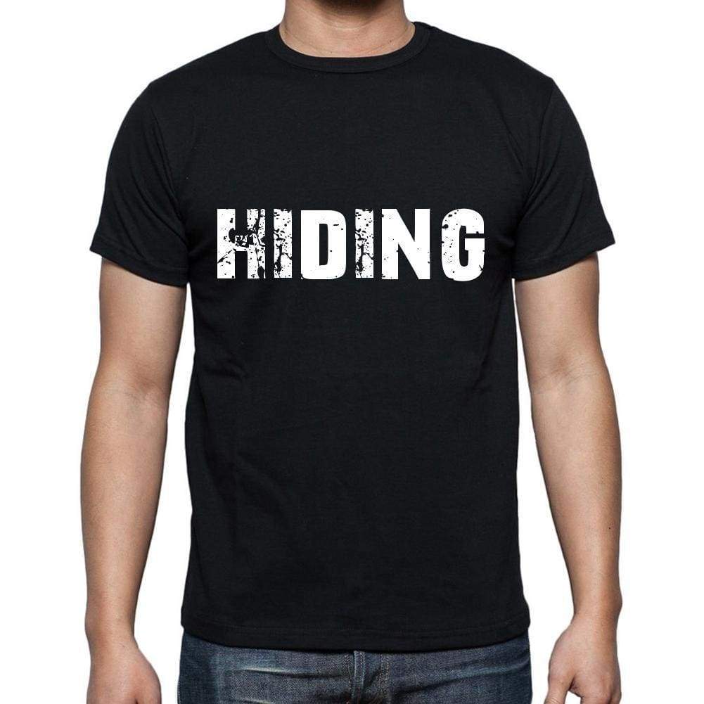 Hiding Mens Short Sleeve Round Neck T-Shirt 00004 - Casual