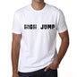 High Jump Mens T Shirt White Birthday Gift 00552 - White / Xs - Casual
