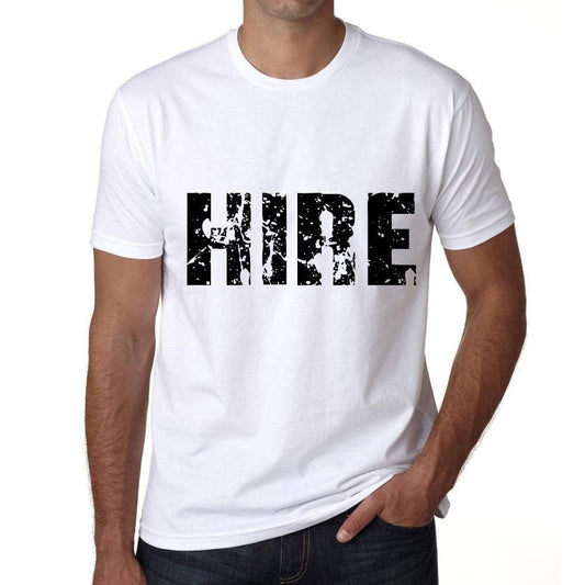 Hire Mens T Shirt White Birthday Gift 00552 - White / Xs - Casual