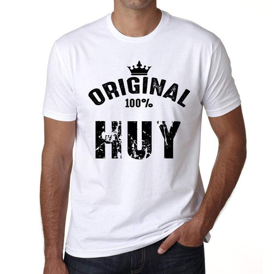 Huy 100% German City White Mens Short Sleeve Round Neck T-Shirt 00001 - Casual