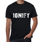Ignify Mens Vintage T Shirt Black Birthday Gift 00554 - Black / Xs - Casual