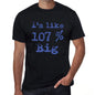 Im Like 100% Big Black Mens Short Sleeve Round Neck T-Shirt Gift T-Shirt 00325 - Black / S - Casual