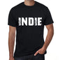 Indie Mens Retro T Shirt Black Birthday Gift 00553 - Black / Xs - Casual