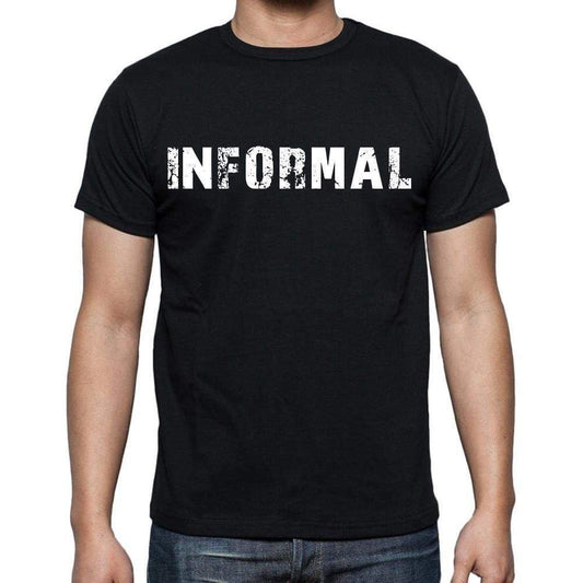 Informal Mens Short Sleeve Round Neck T-Shirt - Casual