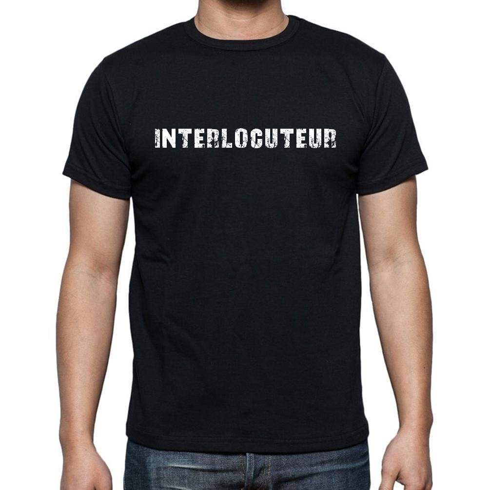 Interlocuteur French Dictionary Mens Short Sleeve Round Neck T-Shirt 00009 - Casual