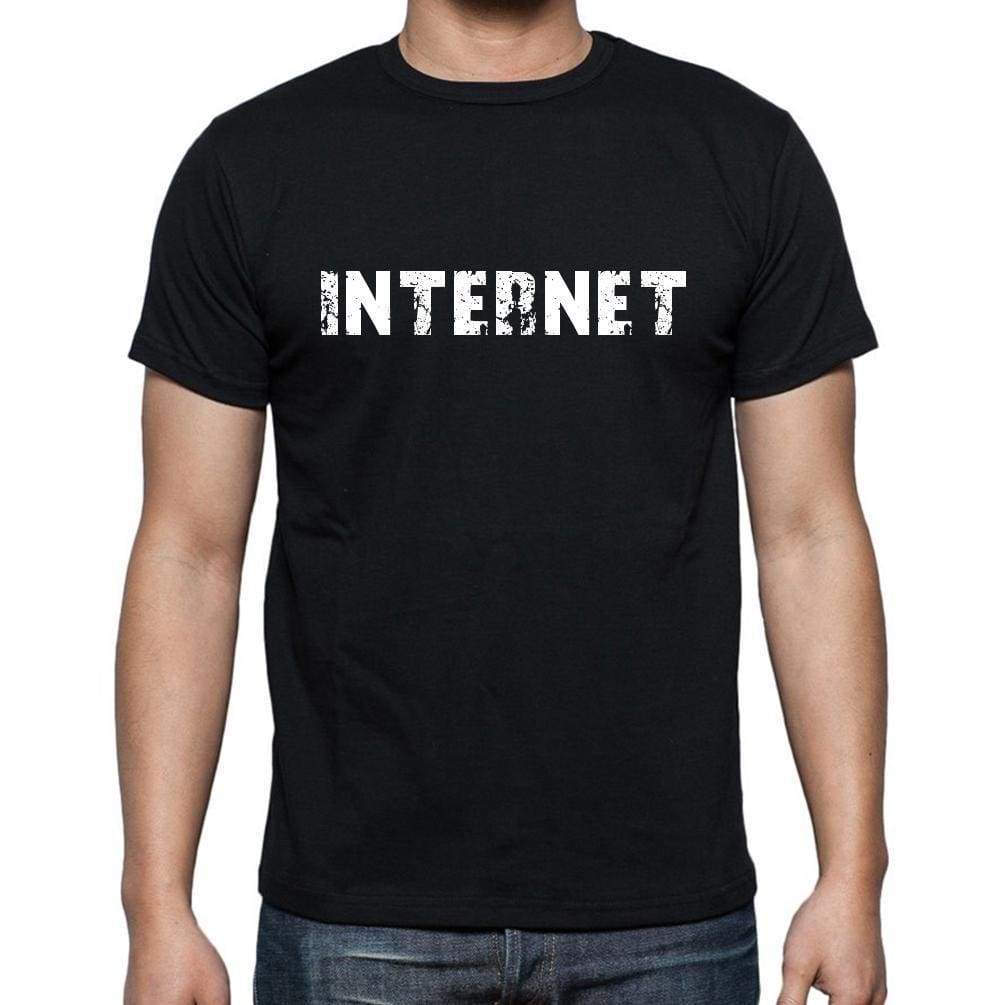 Internet Mens Short Sleeve Round Neck T-Shirt - Casual