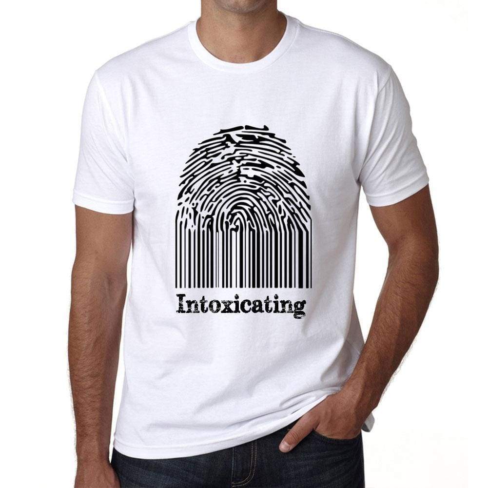Intoxicating Fingerprint White Mens Short Sleeve Round Neck T-Shirt Gift T-Shirt 00306 - White / S - Casual