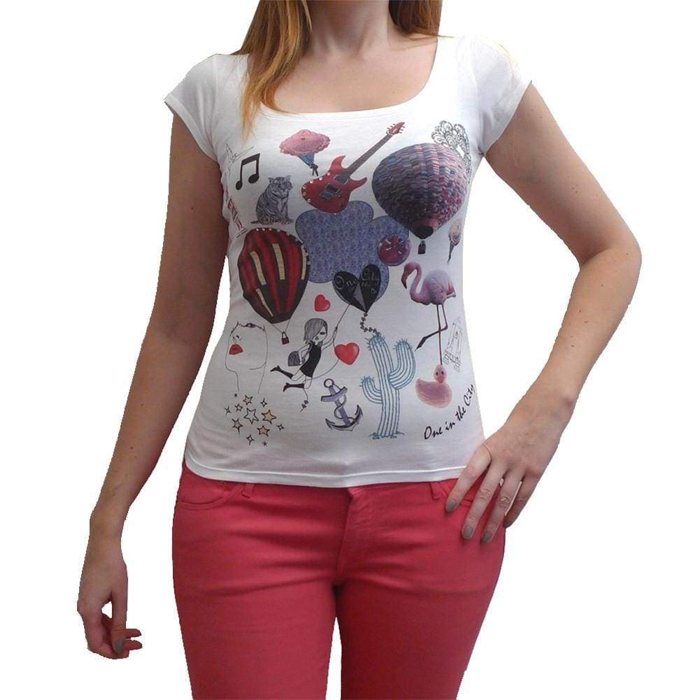 Isia: Womens T-Shirt Fantasy Print