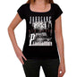 Jahrgang Birthday 1953 Black Womens Short Sleeve Round Neck T-Shirt Gift T-Shirt 00353 - Black / Xs - Casual