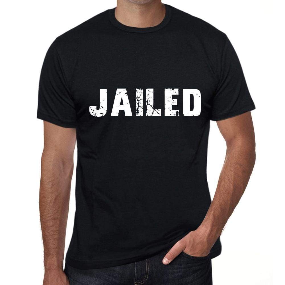 Jailed Mens Vintage T Shirt Black Birthday Gift 00554 - Black / Xs - Casual
