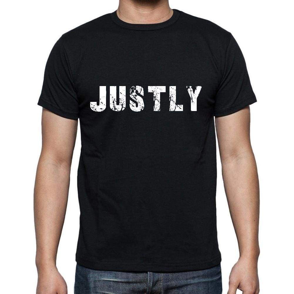 Justly Mens Short Sleeve Round Neck T-Shirt 00004 - Casual