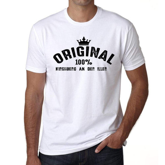 Kirchberg An Der Iller 100% German City White Mens Short Sleeve Round Neck T-Shirt 00001 - Casual