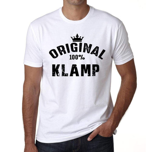Klamp Mens Short Sleeve Round Neck T-Shirt - Casual