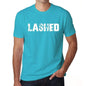 Lashed Mens Short Sleeve Round Neck T-Shirt - Blue / S - Casual