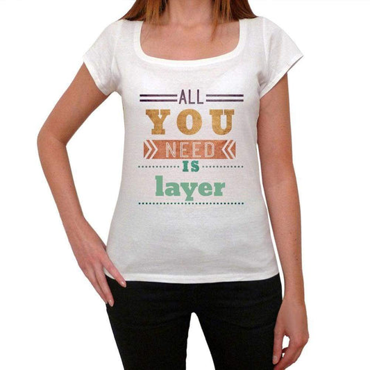 Layer Womens Short Sleeve Round Neck T-Shirt 00024 - Casual