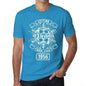Letting Dreams Sail Since 1956 Mens T-Shirt Blue Birthday Gift 00404 - Blue / Xs - Casual
