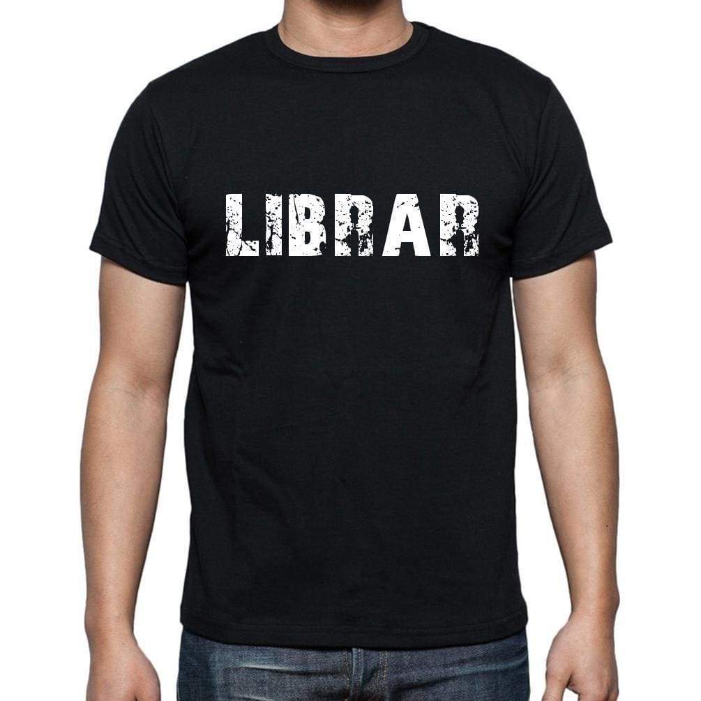 Librar Mens Short Sleeve Round Neck T-Shirt - Casual