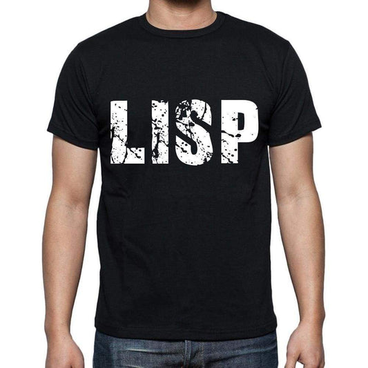 Lisp Mens Short Sleeve Round Neck T-Shirt 00016 - Casual