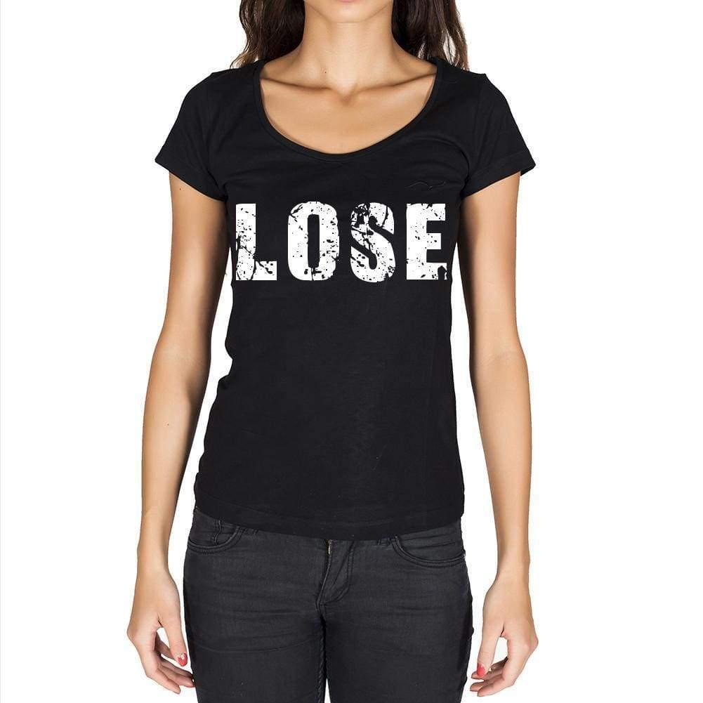Lose Womens Short Sleeve Round Neck T-Shirt - Casual