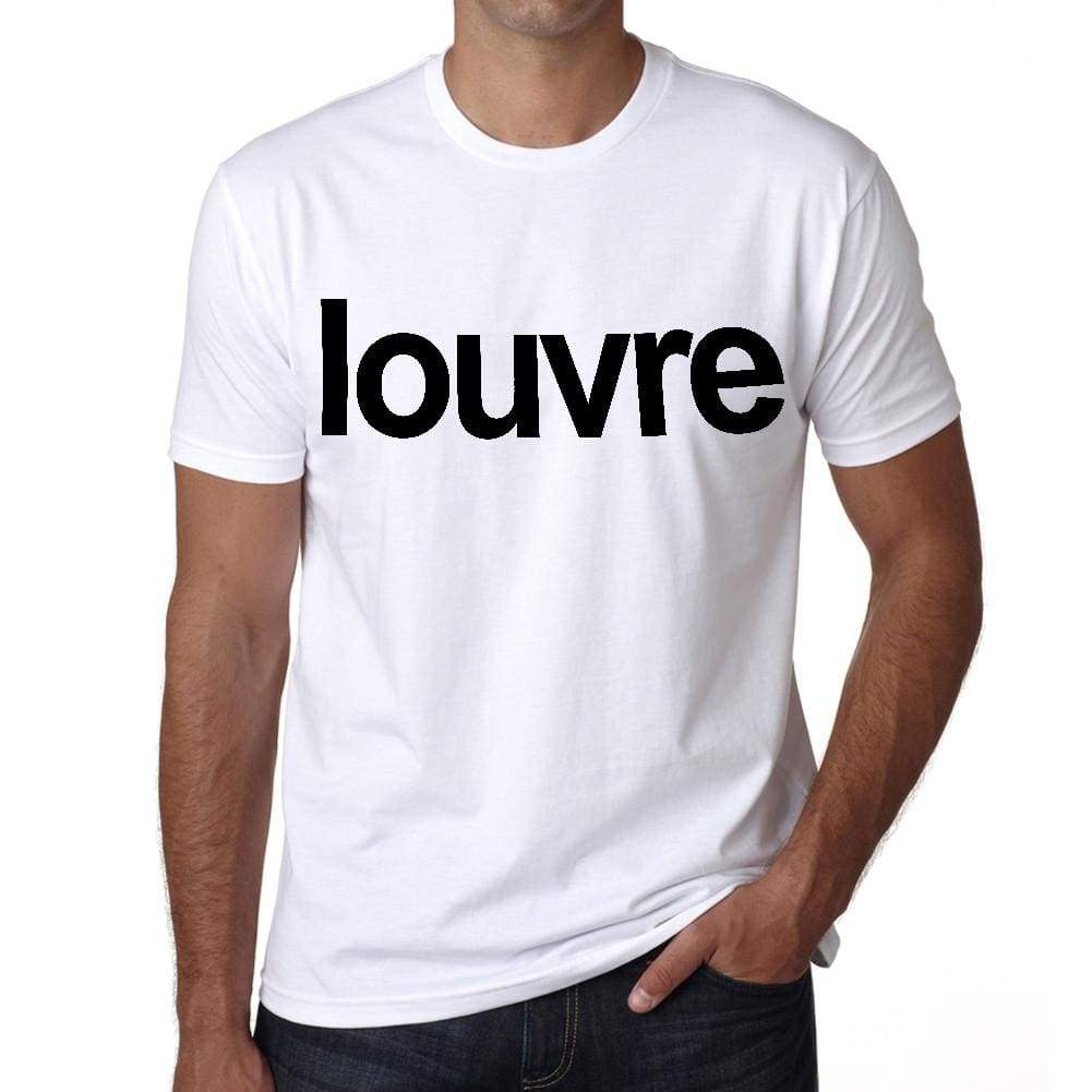 Louvre Tourist Attraction Mens Short Sleeve Round Neck T-Shirt 00071