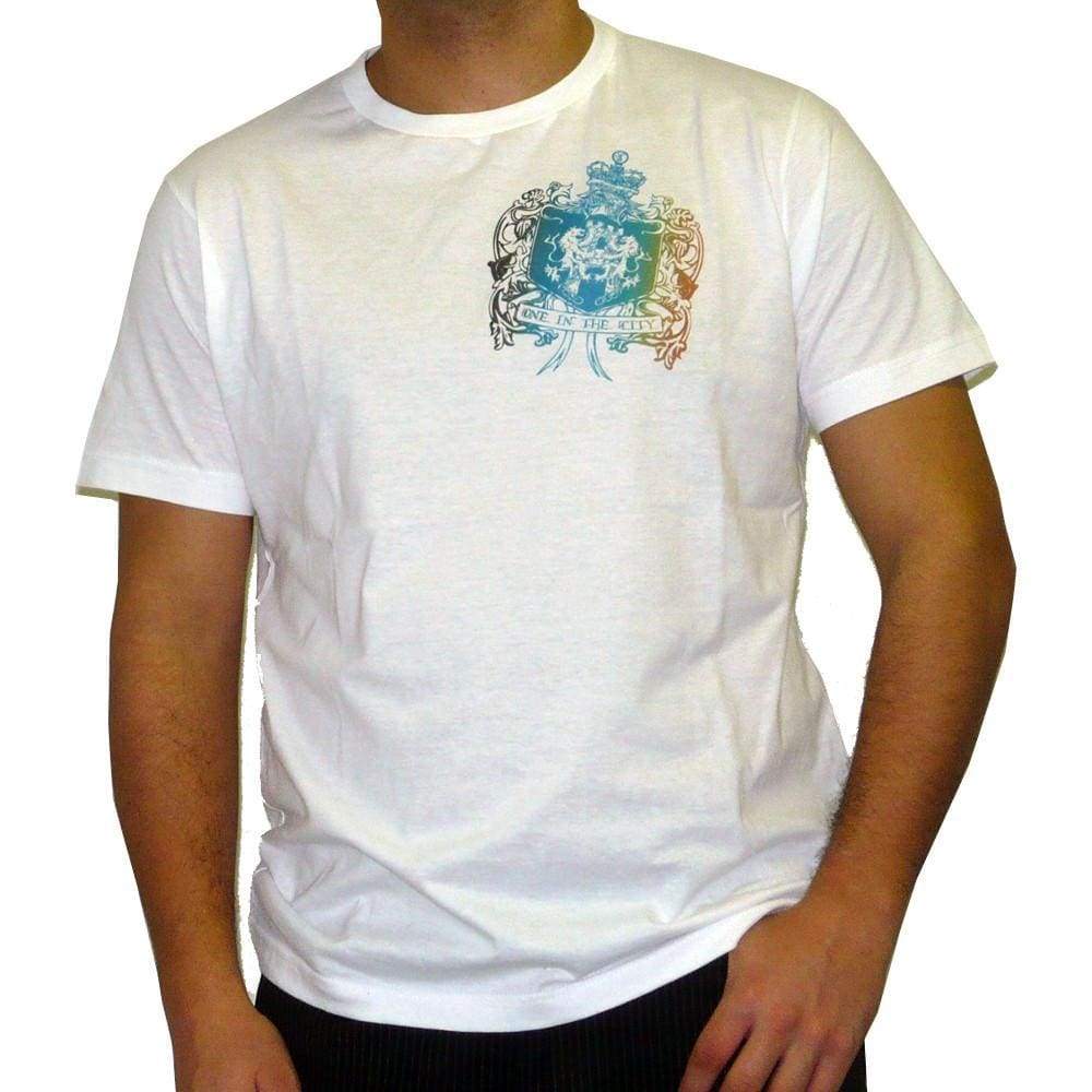 Mens T-Shirt One In The City Gradient Blason