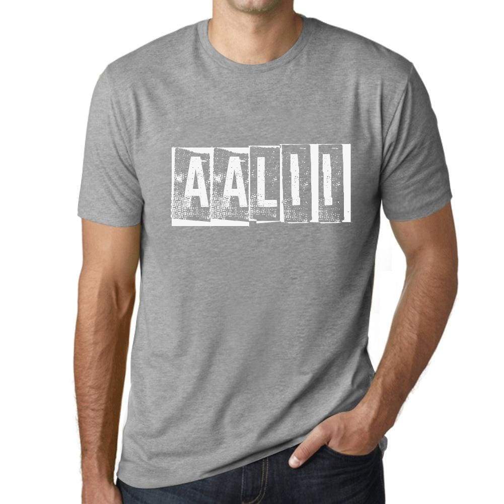 Mens Tee Shirt Vintage T Shirt Aalii 00562 - Gris Chine / Xs - Casual