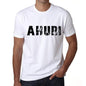 Mens Tee Shirt Vintage T Shirt Ahuri X-Small White 00561 - White / Xs - Casual