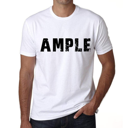 Mens Tee Shirt Vintage T Shirt Ample X-Small White 00561 - White / Xs - Casual