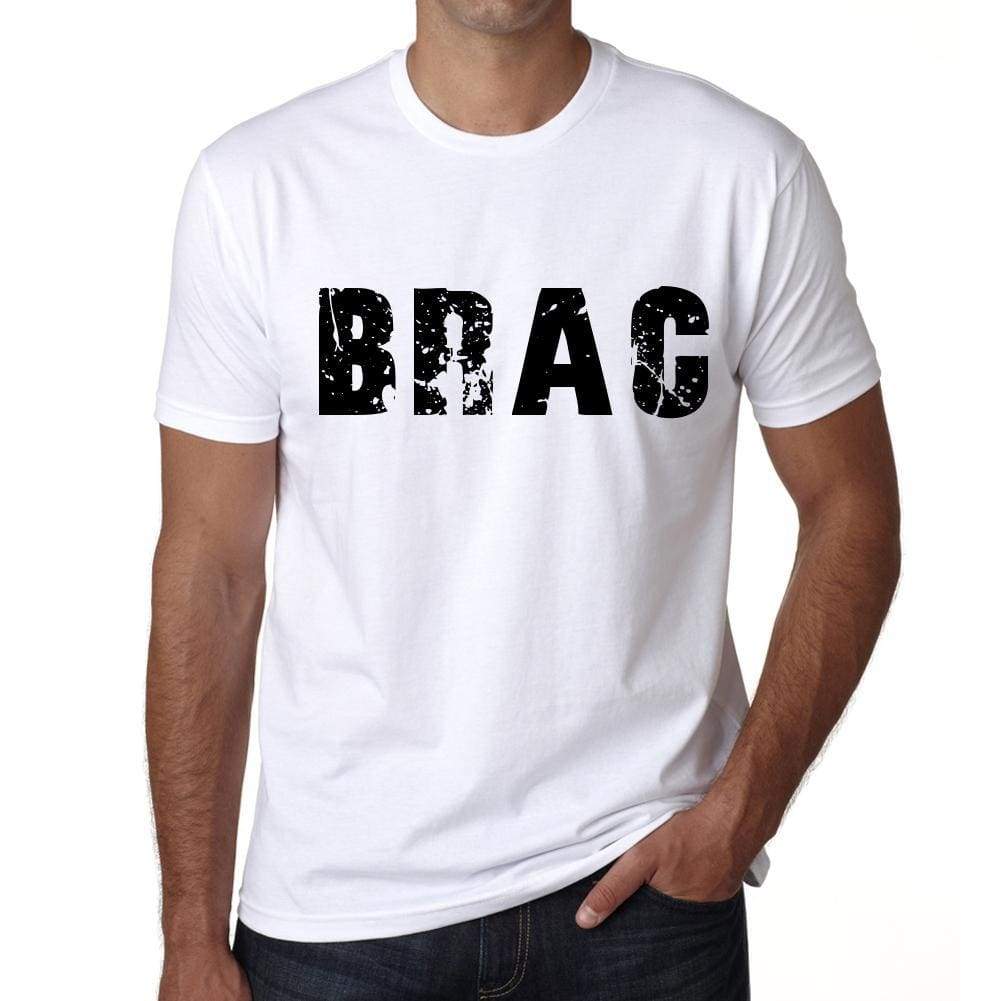 Mens Tee Shirt Vintage T Shirt Brac X-Small White 00560 - White / Xs - Casual