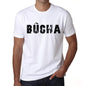 Mens Tee Shirt Vintage T Shirt Bûcha X-Small White 00561 - White / Xs - Casual