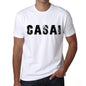 Mens Tee Shirt Vintage T Shirt Casai X-Small White 00561 - White / Xs - Casual