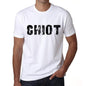 Mens Tee Shirt Vintage T Shirt Chiot X-Small White 00561 - White / Xs - Casual