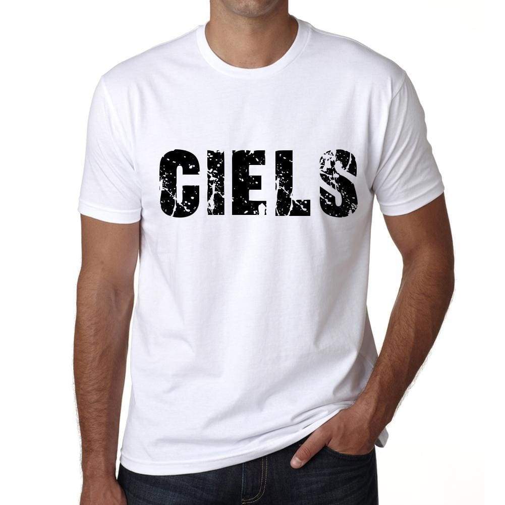 Mens Tee Shirt Vintage T Shirt Ciels X-Small White 00561 - White / Xs - Casual