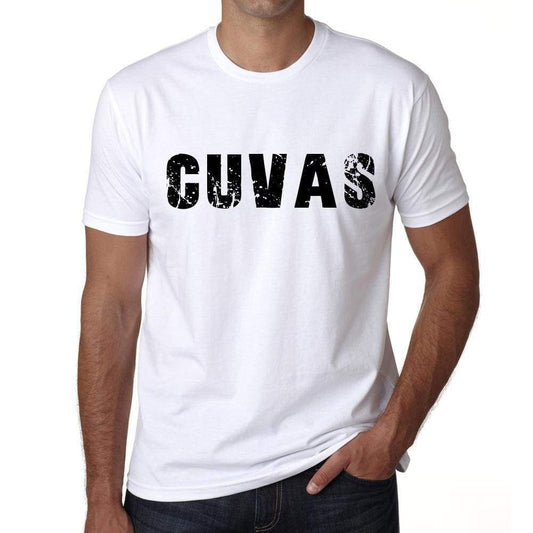 Mens Tee Shirt Vintage T Shirt Cuvas X-Small White 00561 - White / Xs - Casual
