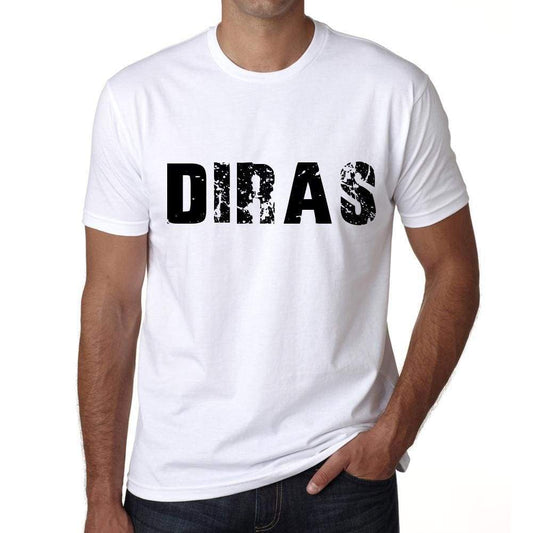 Mens Tee Shirt Vintage T Shirt Diras X-Small White 00561 - White / Xs - Casual