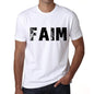 Mens Tee Shirt Vintage T Shirt Faim X-Small White 00560 - White / Xs - Casual