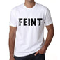 Mens Tee Shirt Vintage T Shirt Feint X-Small White 00561 - White / Xs - Casual