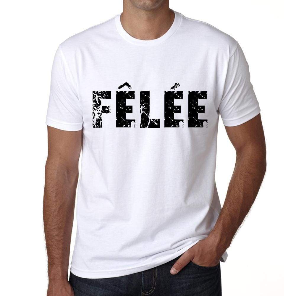 Mens Tee Shirt Vintage T Shirt Fêlée X-Small White 00561 - White / Xs - Casual