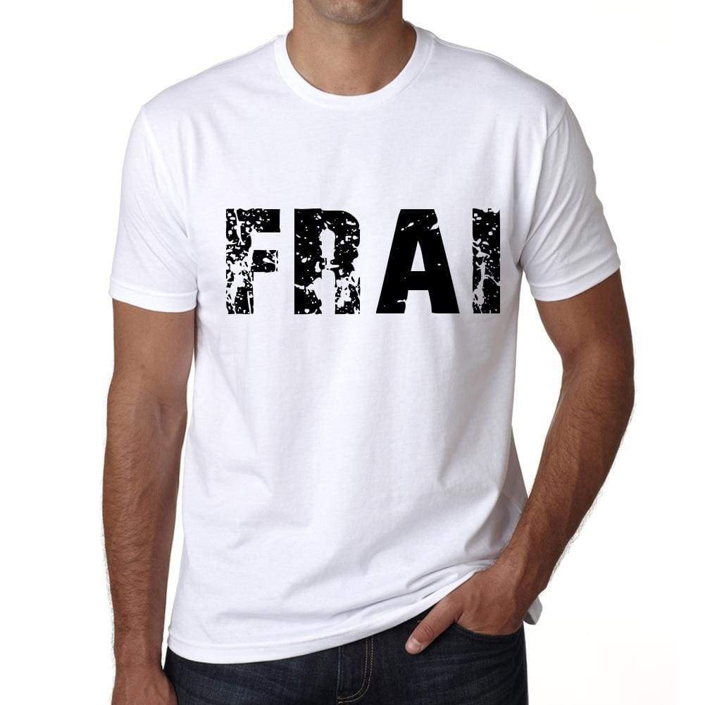 Mens Tee Shirt Vintage T Shirt Frai X-Small White 00560 - White / Xs - Casual