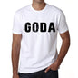 Mens Tee Shirt Vintage T Shirt Goda X-Small White 00560 - White / Xs - Casual