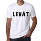 Mens Tee Shirt Vintage T Shirt Levât X-Small White 00561 - White / Xs - Casual