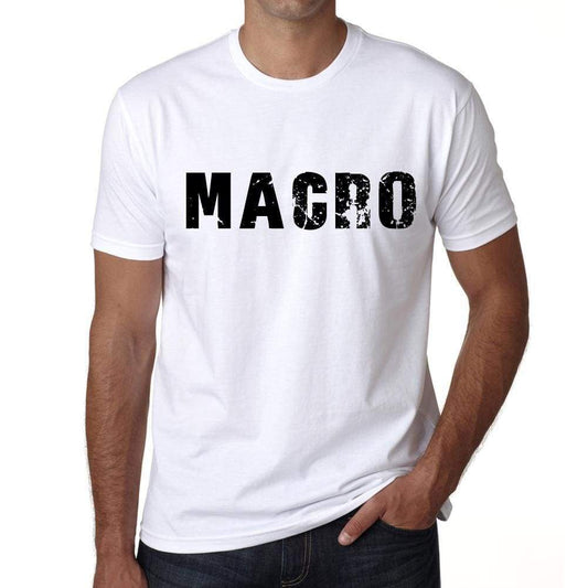 Mens Tee Shirt Vintage T Shirt Macro X-Small White - White / Xs - Casual