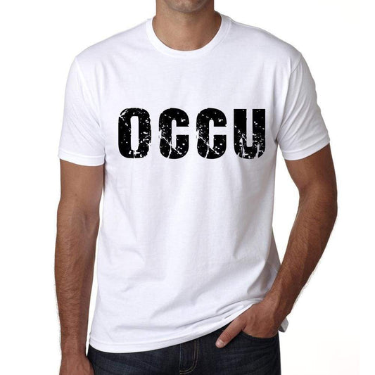 Mens Tee Shirt Vintage T Shirt Occu X-Small White 00560 - White / Xs - Casual