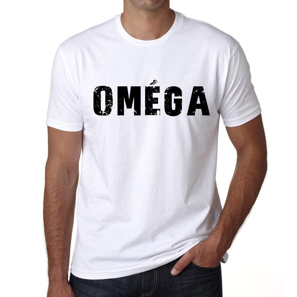 Mens Tee Shirt Vintage T Shirt Oméga X-Small White - White / Xs - Casual