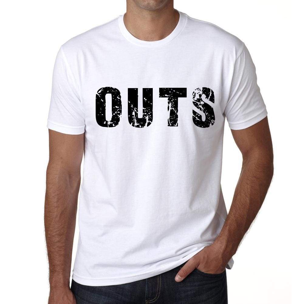 Mens Tee Shirt Vintage T Shirt Outs X-Small White 00560 - White / Xs - Casual