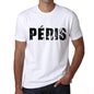 Mens Tee Shirt Vintage T Shirt Péris X-Small White - White / Xs - Casual