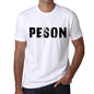 Mens Tee Shirt Vintage T Shirt Peson X-Small White - White / Xs - Casual