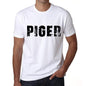 Mens Tee Shirt Vintage T Shirt Piger X-Small White - White / Xs - Casual
